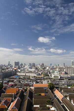 Rooftop view of Bangkokの写真素材