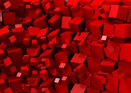 Abstract 3d cubes designの写真素材
