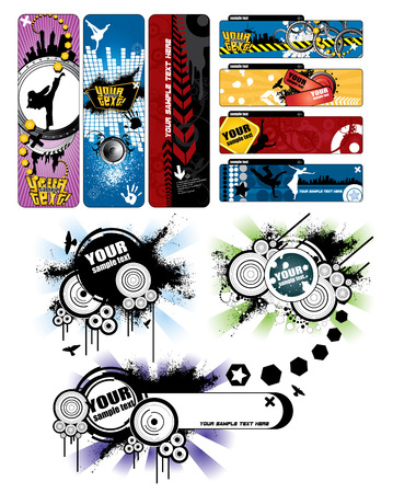Banners setのイラスト素材