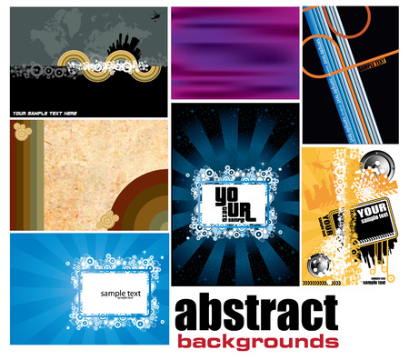EPS10 abstract backgroundsのイラスト素材