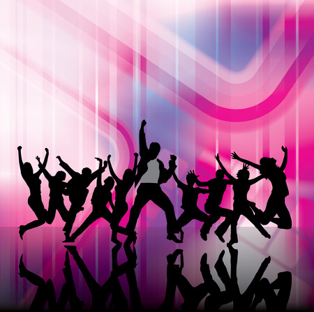 Urban music backgroundのイラスト素材