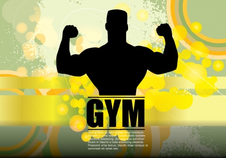 Bodybuildingのイラスト素材