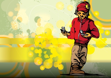 Music backgroundのイラスト素材