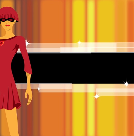 A vector illustration of a musicのイラスト素材