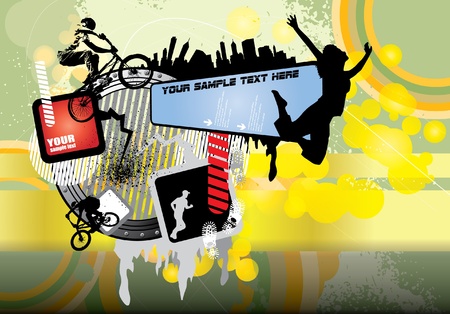 Vector event posterのイラスト素材