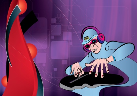 EPS10 Party people. background のイラスト素材