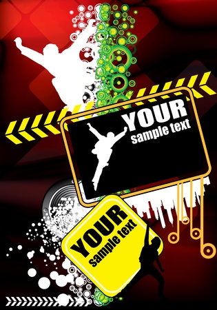 Event poster のイラスト素材