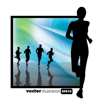 Sport illustration のイラスト素材