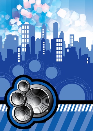 City backgroundのイラスト素材