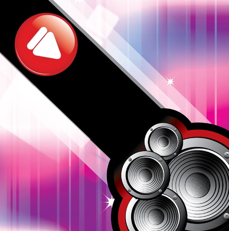 eps10 abstract vector speaker design のイラスト素材