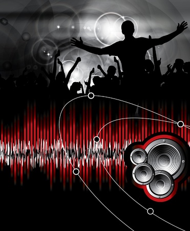 Music event backgroundのイラスト素材