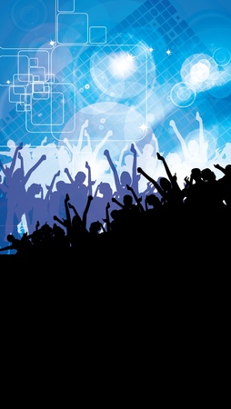Party People Vector Background のイラスト素材