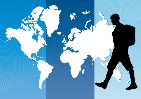 Travelingのイラスト素材