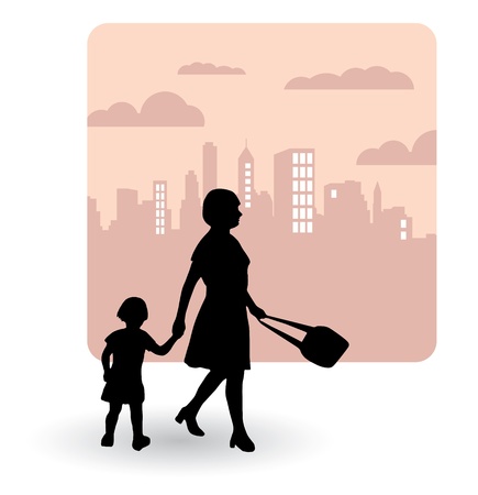 Family illustrationのイラスト素材