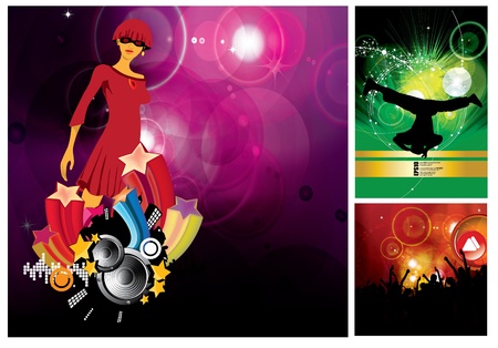 Party event posterのイラスト素材