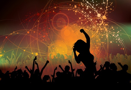 Party event posterのイラスト素材