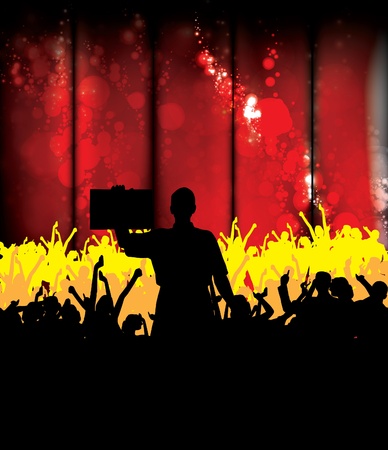 Music event background. Vector eps10 illustration. のイラスト素材