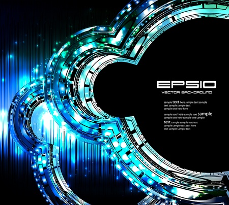 Abstract technology のイラスト素材