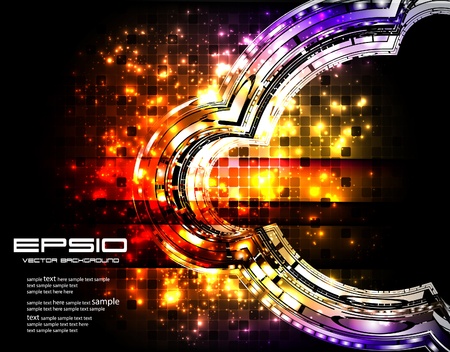 Abstract technology のイラスト素材