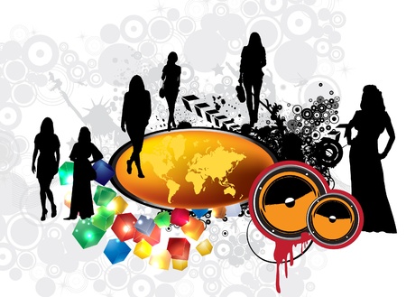 Music event background. のイラスト素材