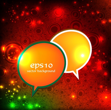 Speech elementsのイラスト素材