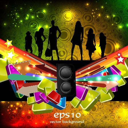 Music event backgroundのイラスト素材