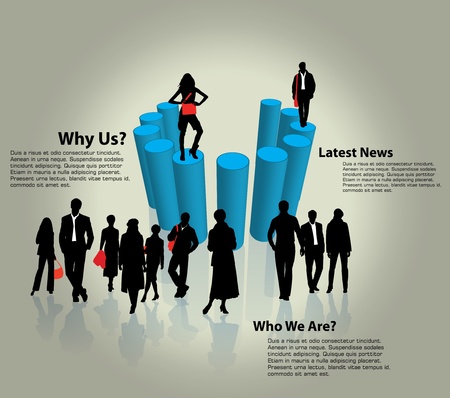 Business Abstract Backgroundのイラスト素材