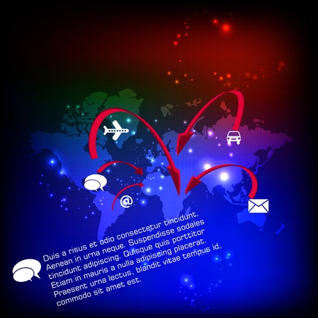 Digital Backgroundのイラスト素材