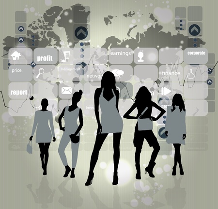 Business Abstract Backgroundのイラスト素材