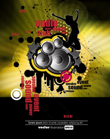 Music event illustrationのイラスト素材