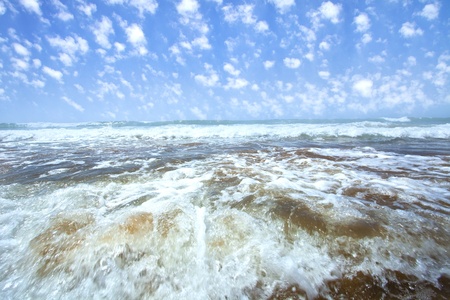 Waves in the Atlantic Oceanの写真素材