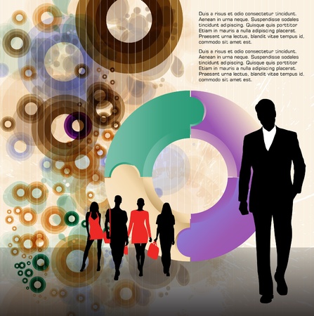 Business Abstract Backgroundのイラスト素材