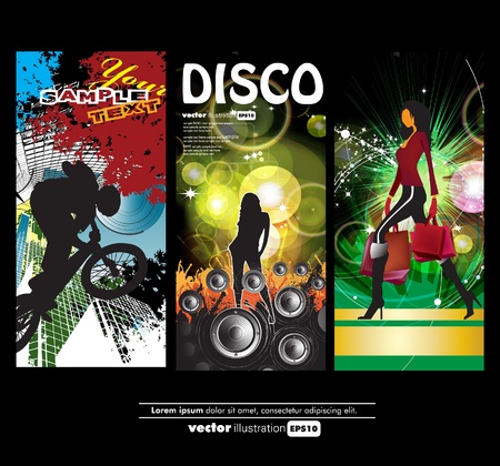 Web bannerのイラスト素材