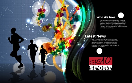 Sport illustrationのイラスト素材