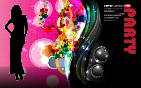 Music event background. Vector eps10 illustration. のイラスト素材