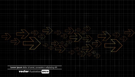 Abstract dark technical background のイラスト素材