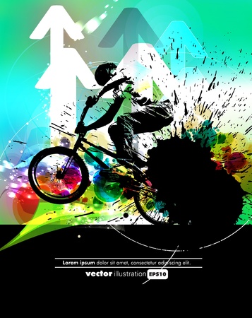 cyclistのイラスト素材