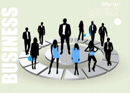 Company structureのイラスト素材