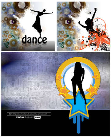 Disco party  Eps10のイラスト素材