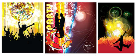 Disco party  Eps10のイラスト素材