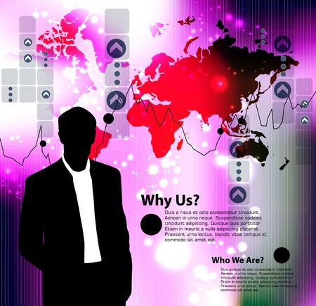 Businessman  Vector illustration  のイラスト素材