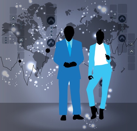 Business teamのイラスト素材