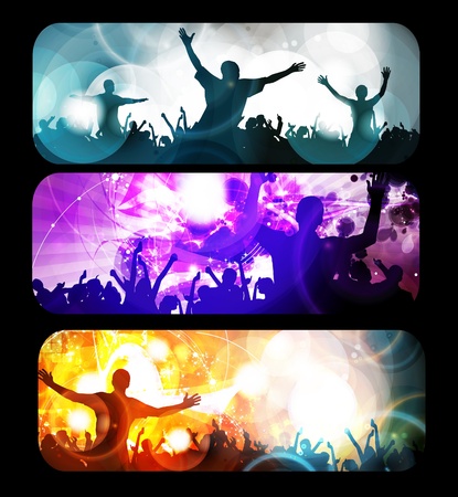 Music banner のイラスト素材