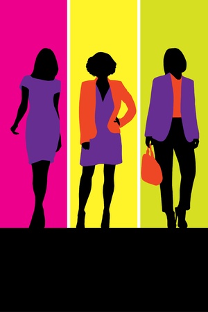 Fashion illustrationのイラスト素材