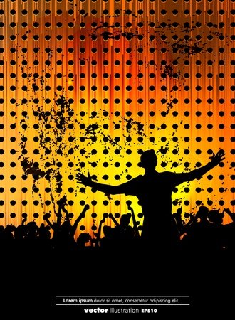 Music event illustrationのイラスト素材