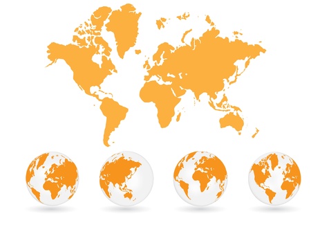 World mapのイラスト素材