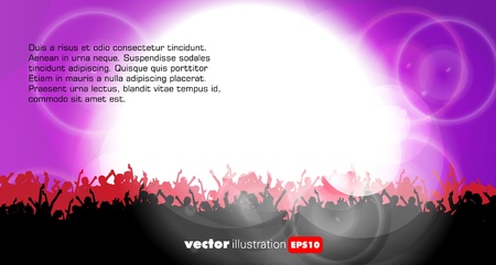 Discoteque Music Illustrationのイラスト素材