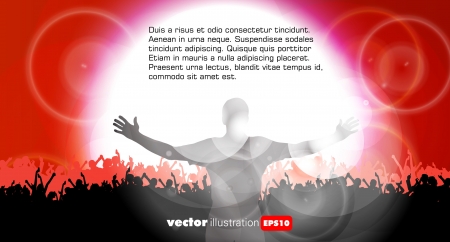 Discoteque Music Illustrationのイラスト素材