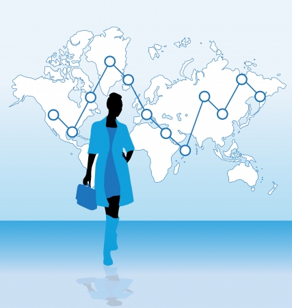 Businesswomanのイラスト素材