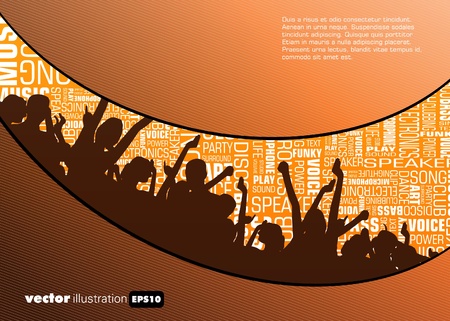 Music illustration  Vector のイラスト素材